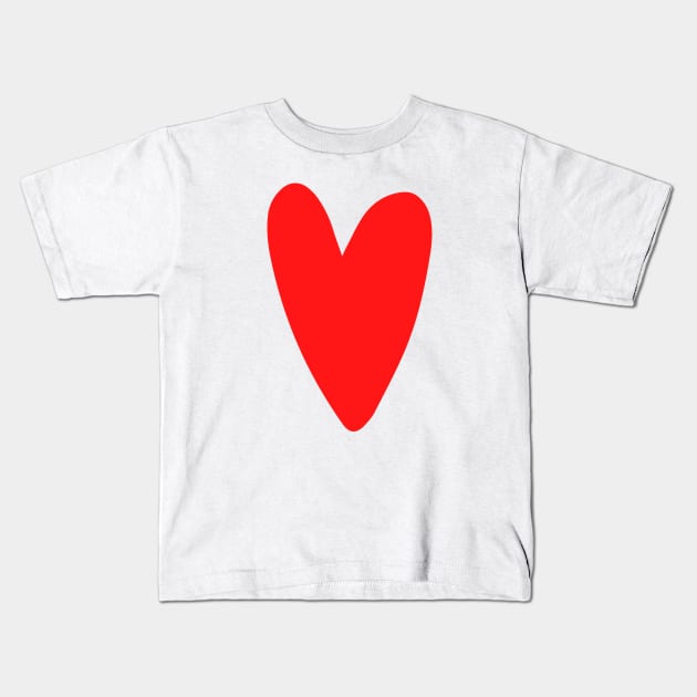 Red Heart Kids T-Shirt by Belcordi